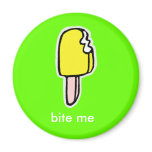 bite me refrigerator magnet