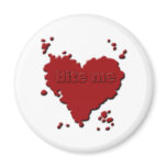 bite me fridge magnet