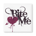 Bite me fridge magnet