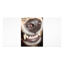 BITE ME! PHOTO CARD TEMPLATE
