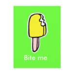 Bite me post cards