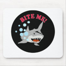Bite Me Shark Mouse Pad