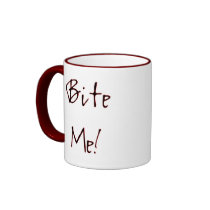 Bite Me (The Fang-Bangers Plea!) Coffee Mug
