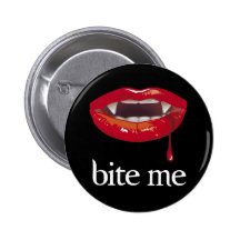 Bite Me Vampire button