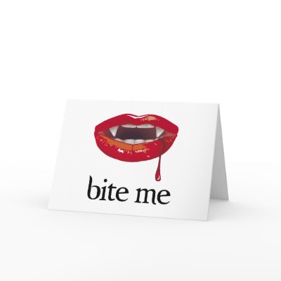 Bite Me Vampire by tshirtfun