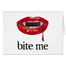 Bite Me Vampire Cards