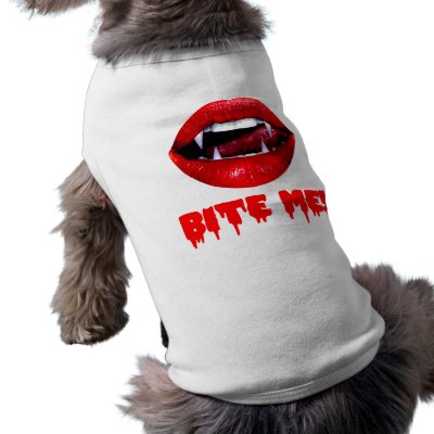 Bite Me Vampire Halloween by raggedshirts
