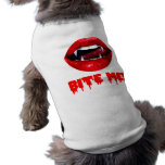 Bite Me Vampire Halloween pet clothing