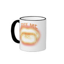 Bite Me Vampire Mug for Halloween