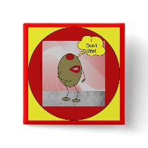 Biting Olives Button
