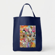 Bits & Bobs Collage 01 Grocery Bag