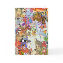 Bits & Bobs Collage 2 greeting card