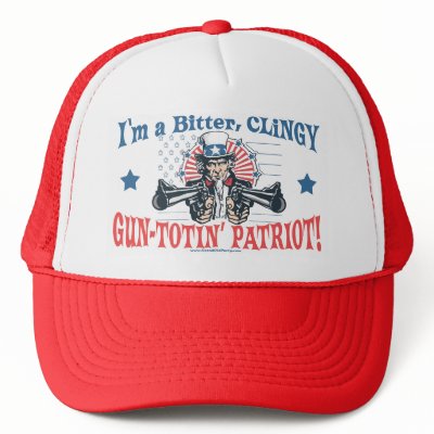 Bitter, Clingy Gun-Toting Uncle Sam Hat by GrandOldPartyGear