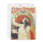 Bitter Oriental art nouveau Custom Invites