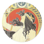 Bitter Oriental art nouveau Sticker