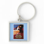 Bitter Pastore Milano Vintage Wine Drink Ad Art Keychains