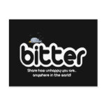 "Bitter" Postcards