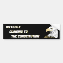 Bitterly Clinging to the Constitution Bumper Sticker