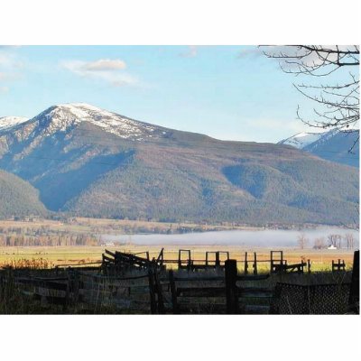 Bitterroot Mountains Fields Photo Cut Out by lifesphere