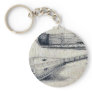 Biwa - shō Ukiyo-e. Keychain