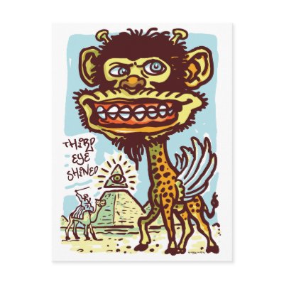 Bizarre Giraffe in Egypt by mudgestudios
