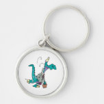 Bizosaur Going to Work Dinosaur Keychains