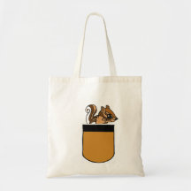 BJ- Chipmunk in Pocket bag