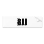 BJJ - Brazilian Jiu Jitsu Bumper Stickers
