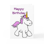 BK- Unicorn Birthday Card