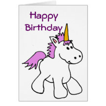 BK- Unicorn Birthday Card
