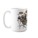 Black 10 Piece Drum Kit - Coffee Mug