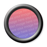 Black (3d effect frame border) Template magnets