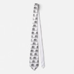 Black ABQ bocce Club Custom Tie