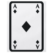black ace of diamonds icon flyers