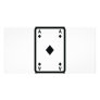 black ace of diamonds icon picture card