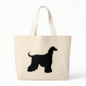 Black Afghan Hound Dog bags