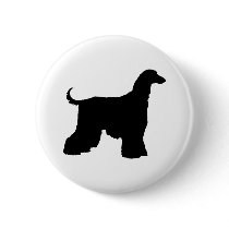 Black Afghan Hound Dog
