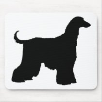 Black Afghan Hound Dog