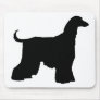 Black Afghan Hound Dog Mouse Mats