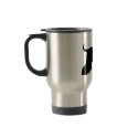 Black Afghan Hound Dog mugs