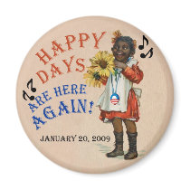 Black Americana Obama Happy Days Are Here Again