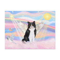 Black &amp; White Cat - Clouds