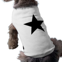 Black Anarchy Star (klassisch) Hunde Shirts