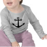 black anchor icon t-shirts
