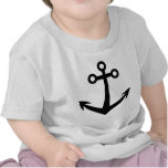 black anchor icon t-shirts