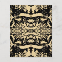 Black and Beige Abstract. Flyers