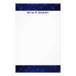 Black and Blue Customisable Stationery