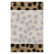 Black and Brown Cheetah Print Pattern. Custom Flyer