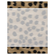 Black and Brown Cheetah Print Pattern. Full Colour Flyer