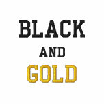 BLACK, and, GOLD Polo